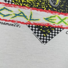 Vintage Speedway Racing Shirt Mens Large National Qualifier Cal Expo Signed 90s