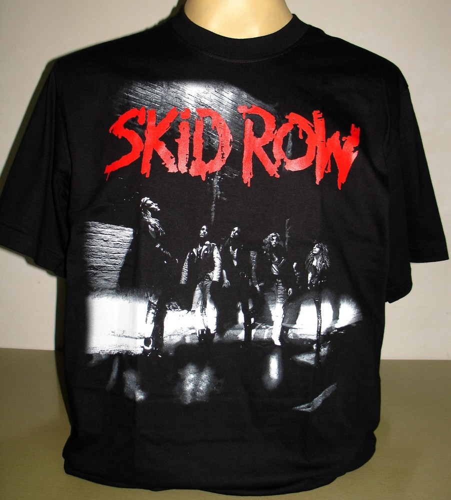 Skid Row First Album T-Shirt Size S M L XL 2XL 3XL Metal Rock Band New!