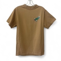 Shaka Wear Super Max Heavyweight Beige Mens Crewneck Short Sleeve T-Shirt Sz Med