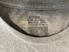 Men’s Alfani Short Sleeve Tee Shirt Size 2XL Gray