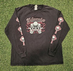 2009 Sturgis Black Hills Rally 69th Annual Black Red Skull Shirt L Large 2000s