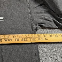 Hummer Shirt Mens Large Black Long Sleeve Like Nothing Else Graphic Badger Sport