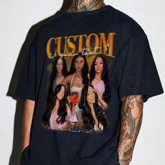 Custom Girlfriend Bootleg Shirt Personalized Gift Fan Tee Retro Style Top