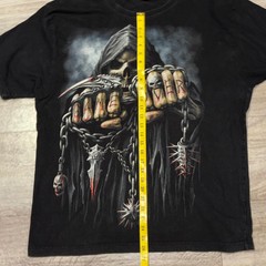 Spiral Game Over You Lose T-Shirt Black T-Shirt Double Side Print Cotton Sz XXL