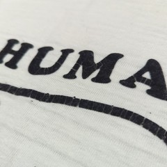 Human Made T Shirt Mens L White Slub Loopwheel Cotton Bears 2023 Futuristic