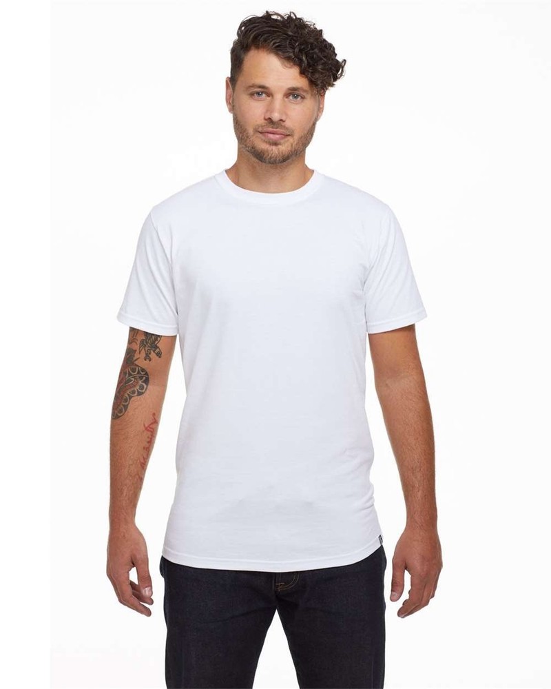 Econscious Mens 100% Organic Cotton short sleeve shirt EC1007 white medium M