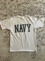 Vintage 90s Soffe Navy T-Shirt with black United States Navy emblemSize M #90s