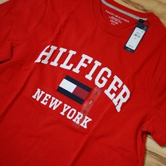 Tommy Hilfiger modern varsity logo cotton t-shirt New York embroidery LOGO