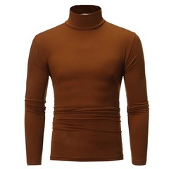 Men’s Thermal Underwear Top Slim Fit High Neck Long Sleeve Winter Shirt