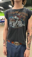 Early 70s Late 80 Harley Davidson Muscle Tee 21×21