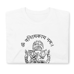 Ganesh Unisex Shirt, Lord Ganesha Hindu Elephant God Gift, Om Mantra Ganpati