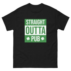 Men’s heavyweight tee Straight Outta Pub