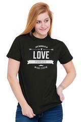 Love Forever Romantic Valentine’s Day Gift Womens Graphic Crewneck T Shirt Tee