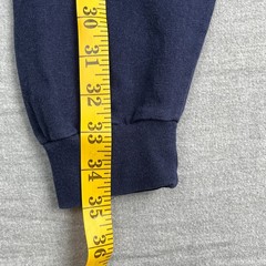 Vintage Pluma Heavyweight Cotton Long Sleeve T Shirt Mens M USA Made Blue