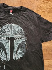 The Mandalorian This Is The Way Men’s Black T-shirt Tee Shirt Star Wars, Large