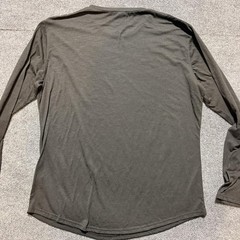 Coofandy Shirt Mens Large Gray Long Sleeve Crewneck Lightweight Jersey Casual