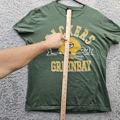NFL Team Apparel Green Bay Packers T Shirt Vintage Reproduction Men Large