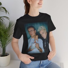 Buffy the Vampire Slayer T-Shirt ✩ SPIKE + GILES! British Bromance ♡ Funny! 90s!