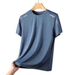 Mens Quick Dry Running T Shirt Breathable Sports Gym Hiking Tee Top