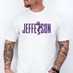 JEFFERSON 18 | Minnesota Football theme Soft Ring Spun Pre-Shrunk Cotton T-Shirt