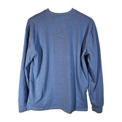 The Tubbo Moment Benson By The Sea Duck Long Crew Shirt Graphic Blue Cotton L