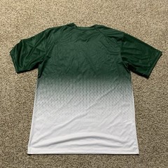 Badger Sport Mens The Kingdom Hero SS Shirt Sz. L NEW Green/White