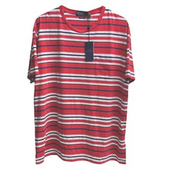 Polo Country Ralph Lauren Short Sleeve Tee T-Shirt Classic Fit Red Stripe $75