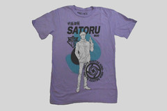 Jujutsu Kaisen Mens Satoru Gojo Tonal Portrait Lavender T-Shirt New XS