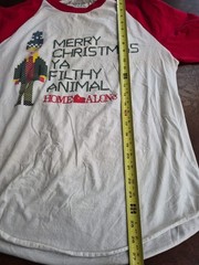 Merry Christmas Ya Filthy Animal Home Alone tee size Extra Large