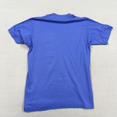 Vintage Hanes Shirt Mens Medium Blue Islander Sanibel Island Shell Graphic 1986