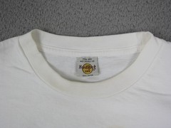 Vintage Hard Rock Cafe Shirt Mens Extra Large XL White Shanghai China Cotton