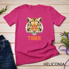 Cool Geometric Bengal Indian Tiger Face Sweatshirt Cat Gift Unisex T-shirt