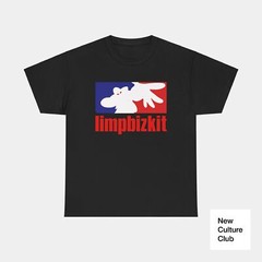 Limp Bizkit 2 Nu Metal Rap Rock T Shirt Black White Navy Nostalgia Cotton Tee