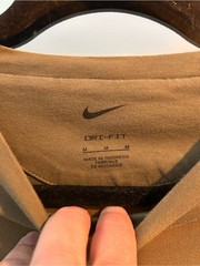 Nike Men’s Olive Dri-fit Green Short-Sleeve Crew Tee