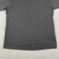 Vtg Russell Athletic Cotton Single Stitch XL Black T Shirt Made In USA 90s EUC