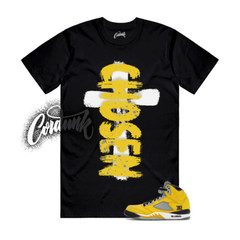 5 Tokyo Yellow Black White T Shirt Match CHOSEN