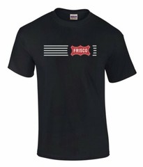 On Sale Frisco Railroad Logo Short Sleeve Tee Shirt[tee44]