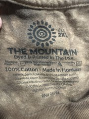 The Mountain Mens 2XL Bald Eagle American Flag Tie Dye T-Shirt Skagway Alaska