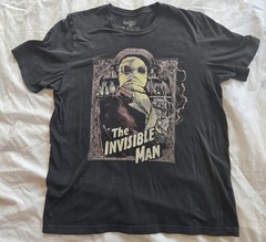 Fright Rags Invisible Man T-Shirt Size XL Pet And Smoke Free Home