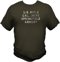 WWII M1 Garand Heel Stamp T shirt CMP NRA Made in the USA -00