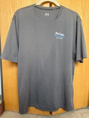 A4 Men’s Cooling Performance T Shirt Grey Antigua West Indies (Form fitting)