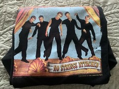 *NSYNC “No Strings Attached” Men’s Black Graphic T-shirt On *NSYNC Label Sz XS