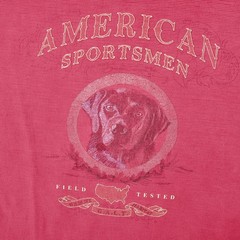 Vintage 90s Galt Sand Sportsmen T Shirt Mens XL Red Ribbed Dog Graphic USA