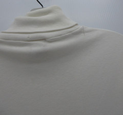 VGT LL Bean Duofold Shirt Men Medium White Base Layer Turtleneck Hiking 80s *