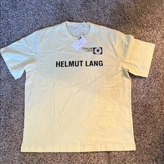 Helmut Lang Sz Lg Soft NWT Yellow Short Sleeve Tee. Super soft material.