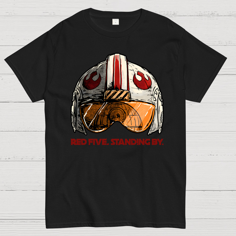 Red Five Standing By T-Shirt Size S-4XL