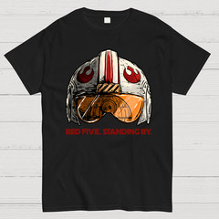 Red Five Standing By T-Shirt Size S-4XL