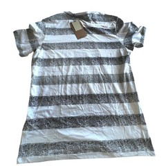 Indicode T-Shirt Mens XL Grey Striped Pocket Tee Nautical Scandi, Streetwear New