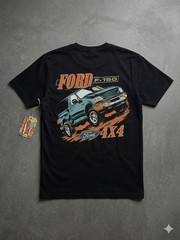Ford F-150 Pickup Truck Graphic Tee Vintage 4×4 Truck Retro Style Unisex T-Shirt
