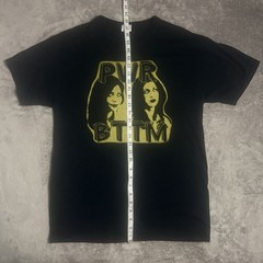 PWR BTTM Band T-Shirt Mens M Black w/ Gold Graphic Jerzees Dri-Power Tee